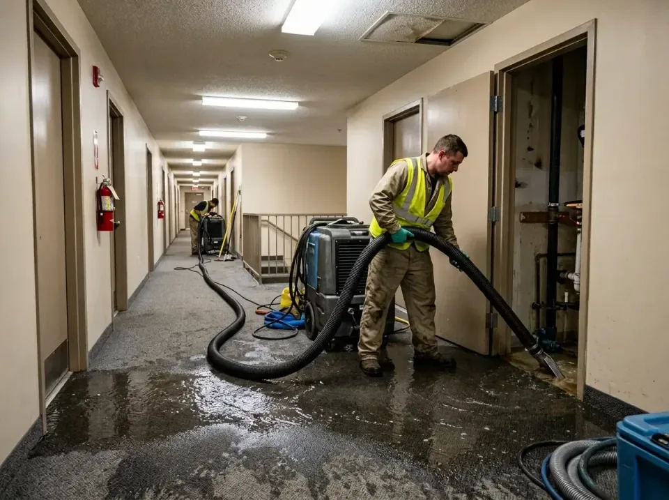multi-unit-apartment-hallway-f-005 — frequently asked questions, Emergency Burst Pipe Water Extraction & Removal in Huron, SD
